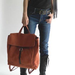 Travel diaper Backpack, Canvas Satchel Cary on backpack